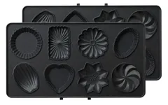 BRUNO ブルーノ ホットサンドメーカー 耳まで焼ける 電気 ダブル用プチガトープレート BOE044-GATEAU