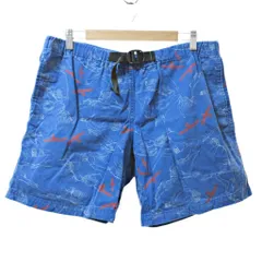 ワイルドシングス WILDTHINGS ショートパンツ 総柄 L 青 ブルー 1126