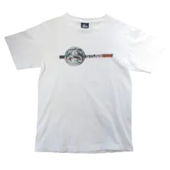 ステューシー OLD STUSSY 90s 紺タグ SS Link Tシャツ 半袖 USA製 ヴィンテージ シングルステッチ 白 ホワイト S