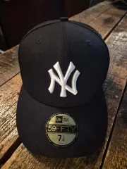 ニューエラ NEW YORK YANKEES ブラック 59FIFTY フィッテッドキャップ 7 1/4