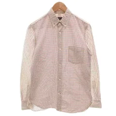 コムデギャルソンオム COMME des GARCONS HOMME AD2014 チェックシャツ BD S 白 ホワイト チェック柄 長袖 ボタンダウンカラー /FF