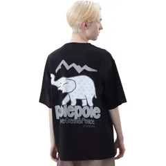 マナスタッシュ メンズ トップス Tシャツ Manastash Citee Polepole TShirt Mens Black ブラック