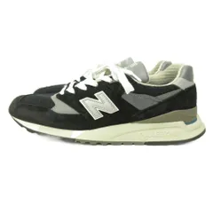 ニューバランス NEW BALANCE Made in U.S.A. 998 BLACK スニーカー U998BL 黒 ブラック 10 28cm ■MNK5