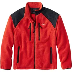 エルエルビーン メンズ アウター ジャケット・ブルゾン フリース ジャケット LLBean All Conditions Fleece Jacket Mens Orange Red レッド