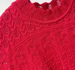 新品 エンブロイダリー ニット + ビスチェ ONE PIECE set