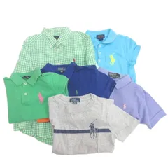 ラルフローレン RALPH LAUREN キッズ服 まとめ 6点セット ポロシャツ シャツ Tシャツ 半袖 長袖 6 120 ■GY14