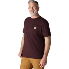 カーハート メンズ トップス Tシャツ 半袖 Carhartt Workwear Loose Fit Pocket ShortSleeve TShirt Mens Port