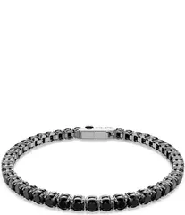 スワロフスキー レディース アクセサリー ブレスレット・バングル・アンクレット Swarovski Matrix Tennis Line Bracelet Black ブラック