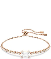 スワロフスキー レディース アクセサリー ブレスレット・バングル・アンクレット Swarovski Matrix Tennis Line Bracelet Rose GoldCrystal ゴールド