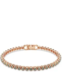 スワロフスキー レディース アクセサリー ブレスレット・バングル・アンクレット Swarovski Imber Emily Tennis Line Bracelet Rose GoldGrey グレー