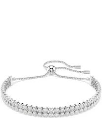スワロフスキー レディース アクセサリー ブレスレット・バングル・アンクレット Swarovski Matrix Round Cut Tennis Line Bracelet SilverCrystal シルバー