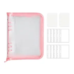 シール帳 a5 シール帳 台紙 a5 シール台紙 6穴 バインダー 手帳 クリアバインダー 可愛い 収納 大人 リフィル 高透 旅行 携帯に便利 1