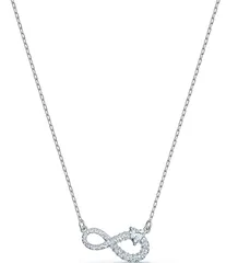 スワロフスキー レディース アクセサリー ネックレス・チョーカー レース Swarovski Swa Crystal Infinity Necklace SilverCrystal シルバー