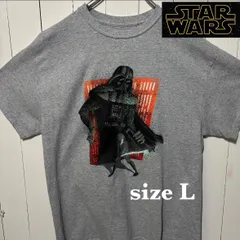 【古着】STAR WARS(スターウォーズ)半袖Tシャツ L グレーUS古着 映画Tシャツ ダースベイダー 幻像 プリント