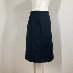 【スナオクワハラ】スカート 黒　ブラック　M　SUNAO KUWAHARA　ウール フレア　ビジネス　オフィス ひざ丈　Y2K フェアリーグランジ 森ガール バレエコア ブロークコア 平成ギャル パンク系
