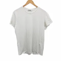 ジルサンダー JIL SANDER Tシャツ カットソー Vネック 半袖 白 ホワイト L