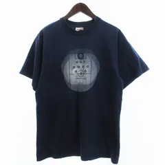 ナイキ NIKE ヴィンテージ 90s Tシャツ カットソー 半袖 白タグ プリント コットン 紺 ネイビー M
