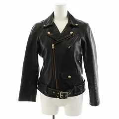 ビューティフルピープル beautiful people ライダースジャケット ダブル 羊革 ラムレザー アウター 150 M 黒 ブラック /AN35