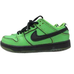 ナイキ NIKE The Powerpuff Girls Nike SB Dunk Low Pro ダンク ロー スニーカー ローカット シューズ 靴 18.5cm 緑 グリーン 黒 ブラック FZ8832-300