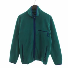パタゴニア Patagonia ヴィンテージ 80s 三角タグ シンチラカーディガン フリースジャケット 25501 USA製 緑 グリーン M ☆AA★