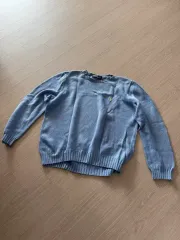 ポロ ユニセックス ライトブルー ニット