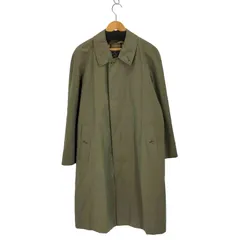 バーバリーズ BURBERRYS 90s 英国製 裏地ノバチェック 比翼ステンカラーコート 玉虫 メンズ 表記無 