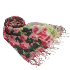 エピス EPICE ストール 総柄 花 コットン マルチカラー 小物