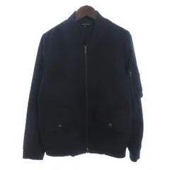 アーバンリサーチ URBAN RESEARCH ブルゾン ジャケット フルジップ ウール 紺 ネイビー 38