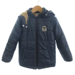 ミキハウス ダブルビー ダブルB MIKIHOUSE DOUBLE.B ジャケット ブルゾン  フルジップ フーディ ワンポイト 紺 ネイビー 110㎝