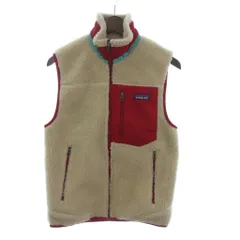 パタゴニア Patagonia 美品 クラシック レトロX フリースベスト フルジップ ポケット 23047FA11 アイボリー XS