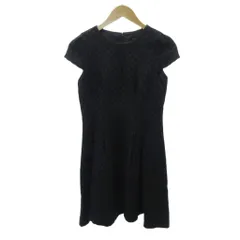 ジルスチュアート JILL STUART タグ付き ワンピース ラメ フレンチスリーブ ロング丈 2 黒 ブラック 1224 ■YHS9