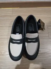 VANS ヴァンズ ローファー グリーン/白 新品 260