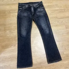 32) EDWIN 512 フレアフィット ブーツカット ジャパン デニム ブラックデニム