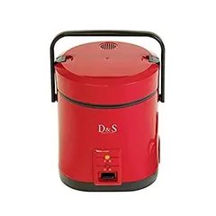 【中古】 D＆S ミニライスクッカー 0.5〜1.5合炊き レッド