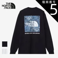 種類5：W/L ザ・ノース・フェイス ロングスリーブTシャツ スクエアデジタルグラフィックティー ユニセックス THE NORTH FACE NT82545 L S SQUARE DIGITAL GRAPHIC TEE オーガニックコットン 長袖 プリントTシ
