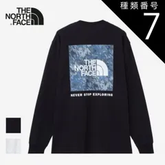 種類7：W/S ザ・ノース・フェイス ロングスリーブTシャツ スクエアデジタルグラフィックティー ユニセックス THE NORTH FACE NT82545 L S SQUARE DIGITAL GRAPHIC TEE オーガニックコットン 長袖 プリントTシ