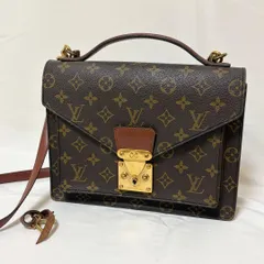 Louis Vuitton ルイヴィトン モンソー 26 モノグラム 2wayハンドバッグ ショルダーバッグ PVC レザー M51187