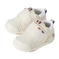 新品 [MIKIHOUSE HOT BISCUITS] [ミキハウス ホットビスケッツ] セカンドベビーシューズ 男の子 女の子 ベビー キッズ 子供服 ベージュ 15cm 70-9325-143