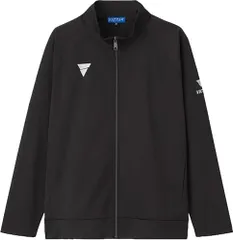 新品 ヴィクタス(VICTAS) 卓球 トレーニングウェア 吸汗速乾 伸縮 男女兼用 V-JJ509 ブラック 2XL 542501