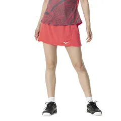 新品 テニス バドミントン スカート スコート 吸汗速乾 日本バドミントン協会公認 62JBB201 レディース ラディアントレッド M