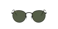 新品 Ray-Ban (レイバン) サングラス RB3447 ROUND METAL 偏光 ミラーレンズ