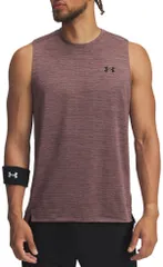 アンダーアーマー メンズ トップス タンクトップ Under Armour Mens Tech Ventank Top Maroon MistBlackBlack ブラック