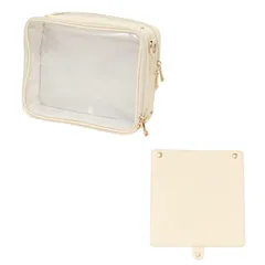 【新品】 [東洋ケース] 推し入れ OSHiiRE ぬいぐるみ バッグ 25 × 20cm サイズ 痛バッグ 推し活 OSHI-2520IVIV (本体:アイボリー×フタ:アイボリー) 0