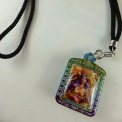 タイ呪物 呪符 ジンジョークカオハン 九尾の狐 プラクルアンネックレス