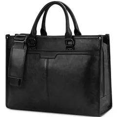 【新着商品】[KTMOUW] ビジネスバッグ メンズ ブリーフケース A4対応 撥水 自立 15.6インチPC対応 2WAY マルチポケット 大容量 就活バッグ リクルートバッグ 就活 通勤 ブラック ブラウン