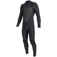 O'Neill Men's Psycho Tech Chest Zip Wetsuit, Size 43, Black
