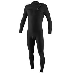 O'Neill Men's Hyperfreak Chest Zip Wetsuit, Size 43, Black