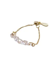 新品 [ハリオランプワークファクトリー] HARIO リング カラム アクセサリー ゴールド レディース ハリオランプファクトリー HAA-KM-003R