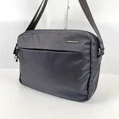 美品 Samsonite サムソナイト ショルダーバッグ カメラバッグ ブラック 黒 ナイロン 軽量 メンズ ブランド 中古