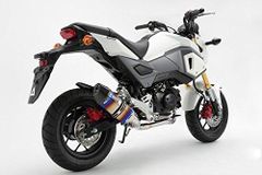 新型グロム GROM フルエキ マフラー 社外 2本出し JC92 テーパー